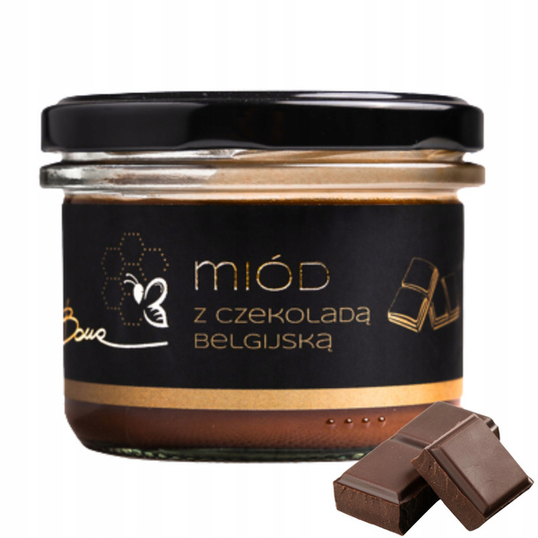 Bona Miód z Czekoladą Belgijską Naturalny Pyszny Smak 245g