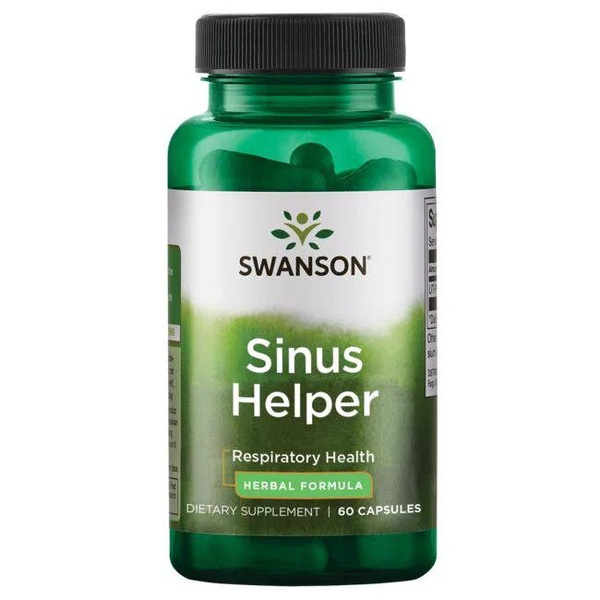 Swanson Sinus Helper Wsparcie dla Układu Oddechowego 60 Kapsułek