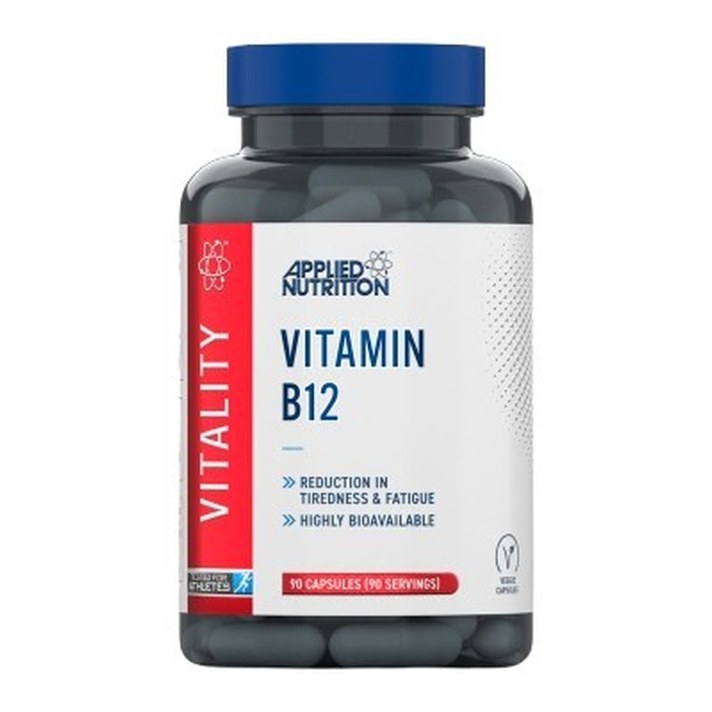 Applied Nutrition Witamina B12 Vitality Range Na Zmniejszenie Zmęczenia i Znużenia 90 Kapsułek
