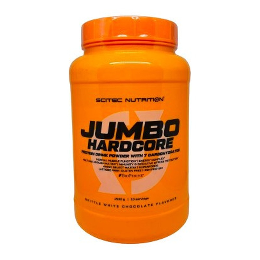 SciTec Jumbo Hardcore, Brittle White Chocolate - 1530g