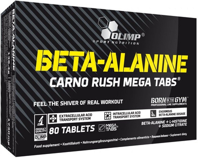 Beta Alanine - Carno Rush Mega Tabs - 80 tabs