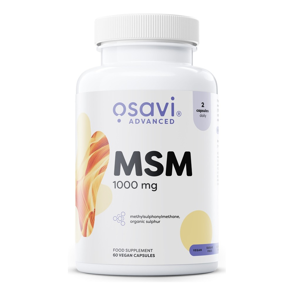 Osavi MSM 1000mg Siarka Organiczna 60 kapsułek