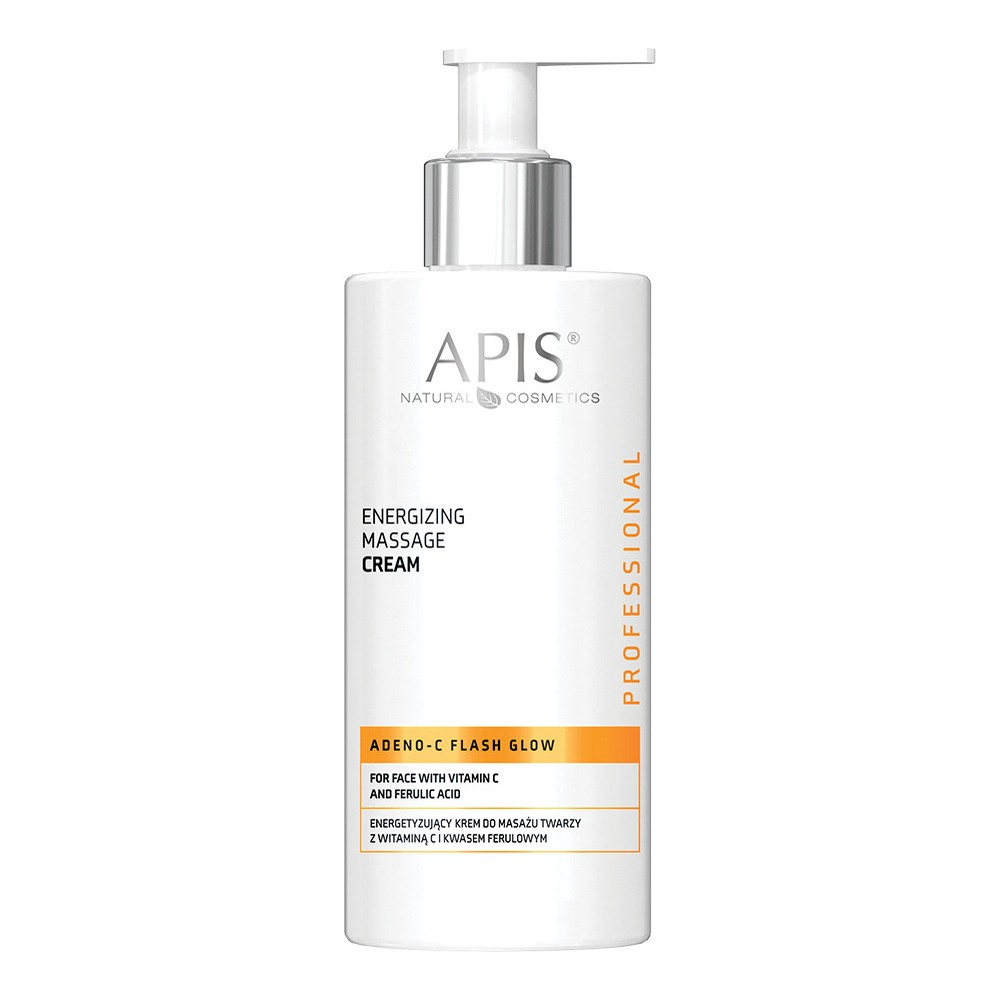Apis Professional Adeno-C Flash Glow Energetyzujący Krem do Masażu z Witaminą C 300ml
