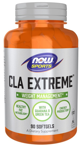 NOW Foods CLA Extreme Na Metabolizm Tłuszczów i Produkcję Energii 90 Kapsułek