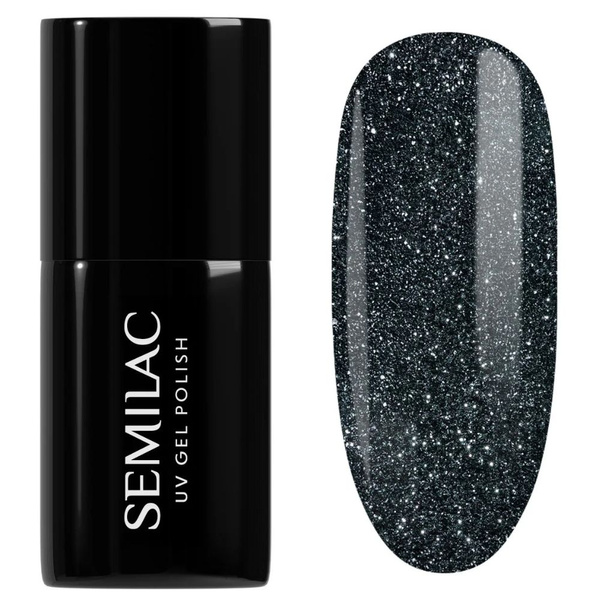 Semilac Black & White Lakier Hybrydowy 096 Starling Night 7ml