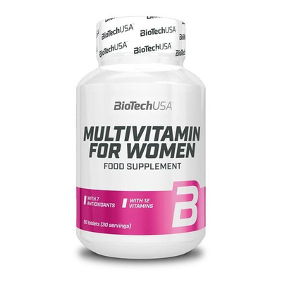 BioTechUSA Multivitamin for Women Kompleks Witamin i Minerałów 60 Tabletek