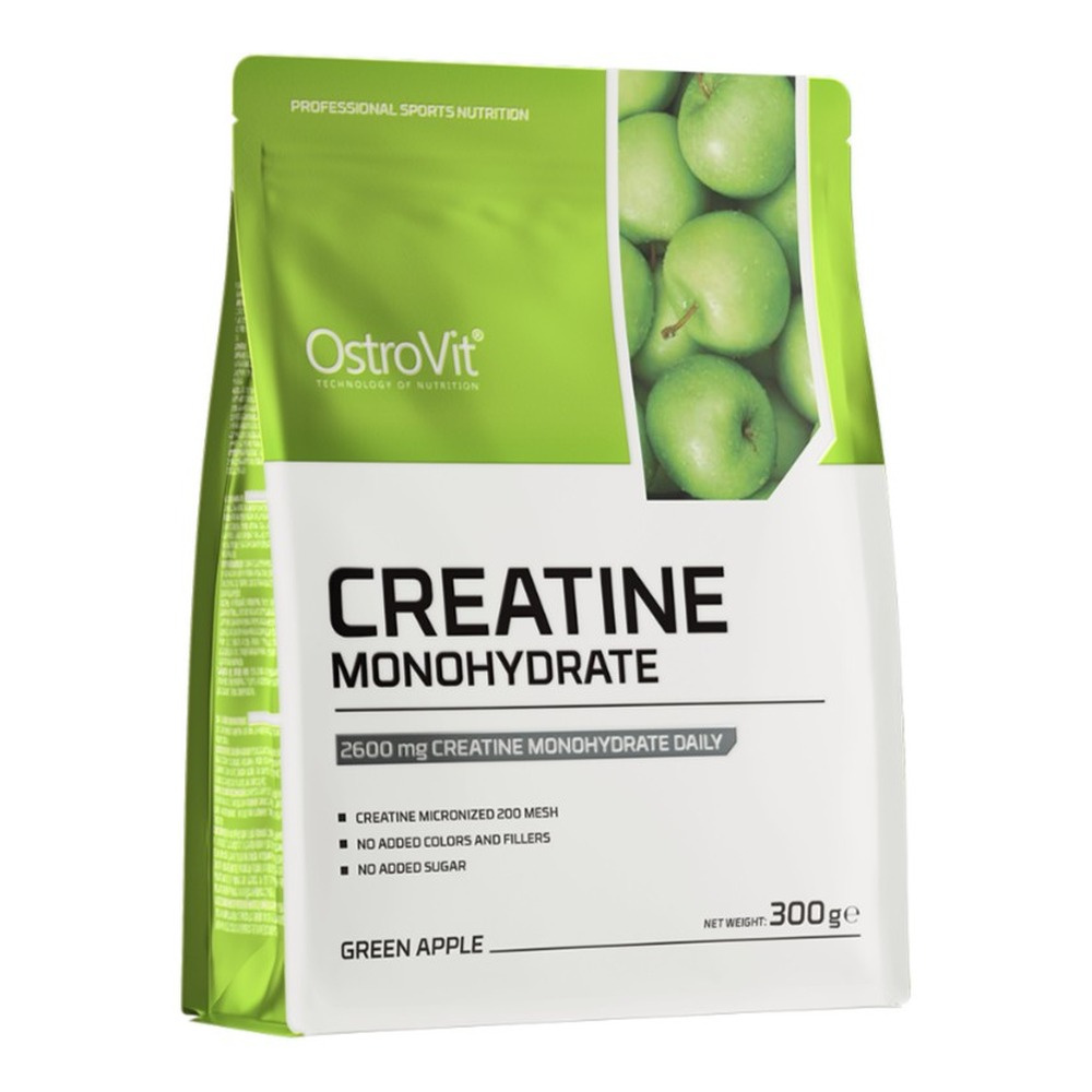 OstroVit Creatine Monohydrate, Green Apple - 300g