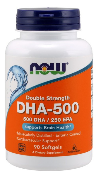 DHA-500, 500 DHA / 250 EPA - 90 softgels