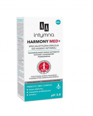 AA Intymna Harmony Prebiotic Med+ Specjalistyczna Emulsja do Higieny Intymnej 300ml