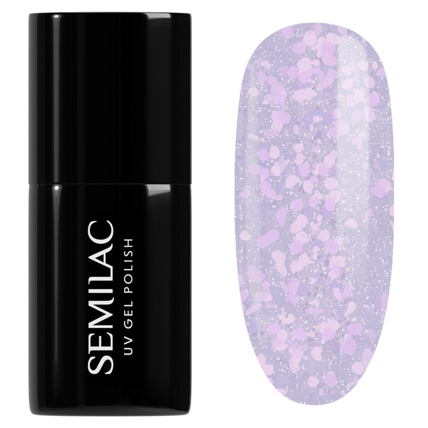 Semilac Crushed Ice Lakier Hybrydowy 492 Icy Lavender Bliss 7ml