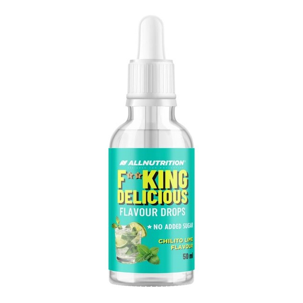 AllNutrition Fitking Delicious Flavour Drops Chilito Lime Aromatyczne Krople bez Cukru 50ml