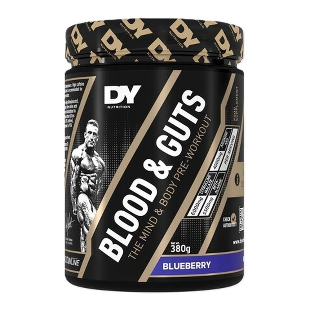 Dorian Yates Blood and Guts Przedtreningówka w Proszku Na Energię i Skupienie 380g