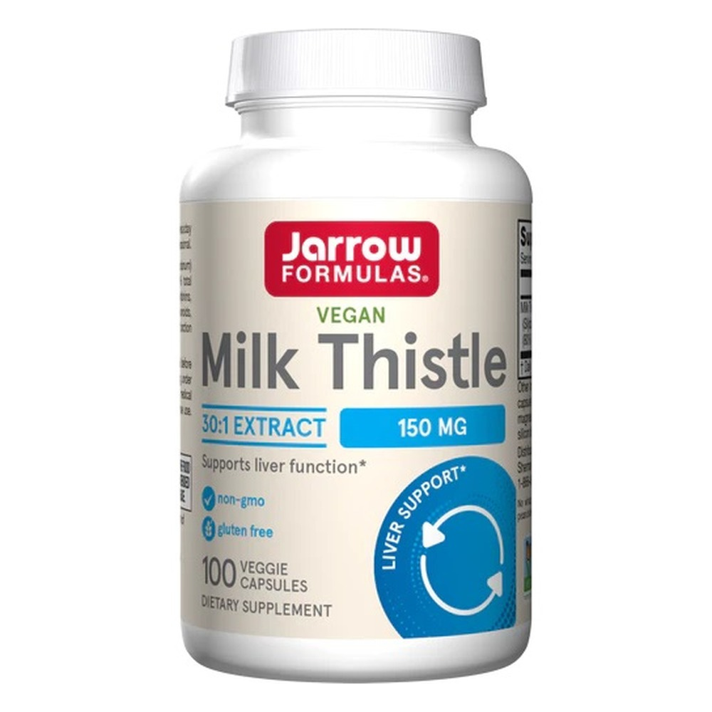 Jarrow Formulas Ostropest Plamisty 150mg Na Wsparcie Wątroby 100 Kapsułek