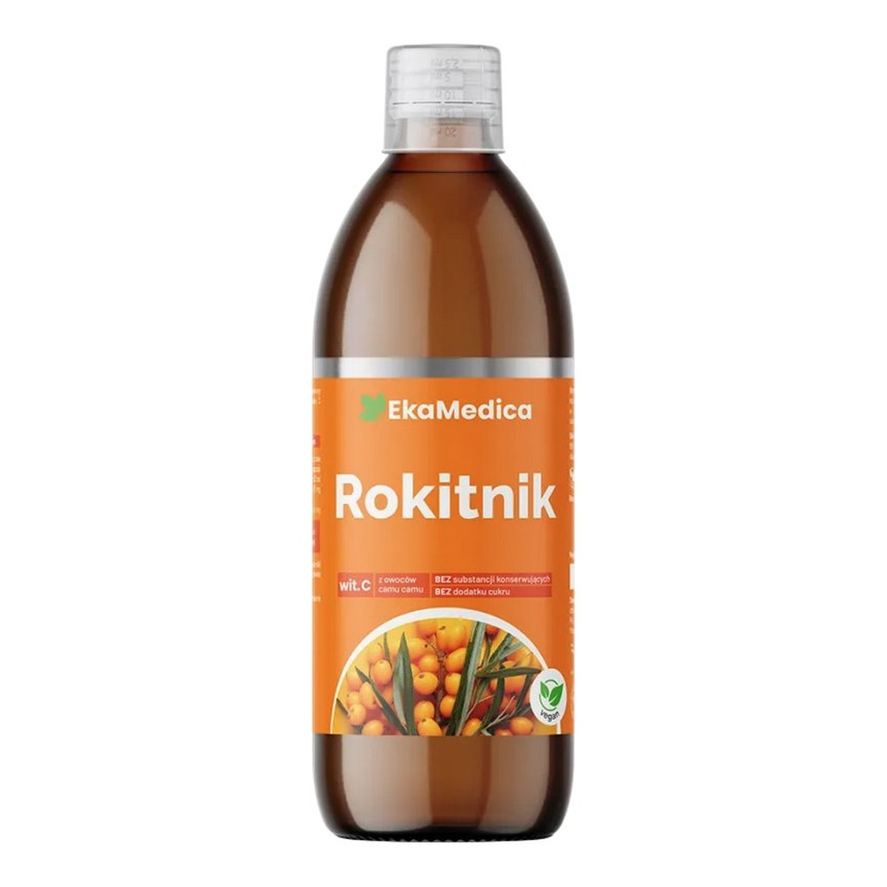 EkaMedica Naturalny 100% Sok z Rokitnika 500ml