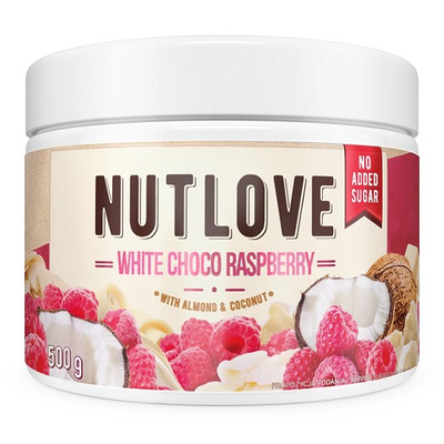 Allnutrition Nutlove White Choco Raspberry Krem do Smarowania 500g