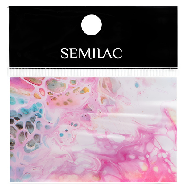 Semilac Nail Transfer Foil Rainbow Marble 08
