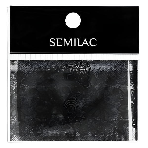 Semilac Nail Transfer Foil Black Lace 06