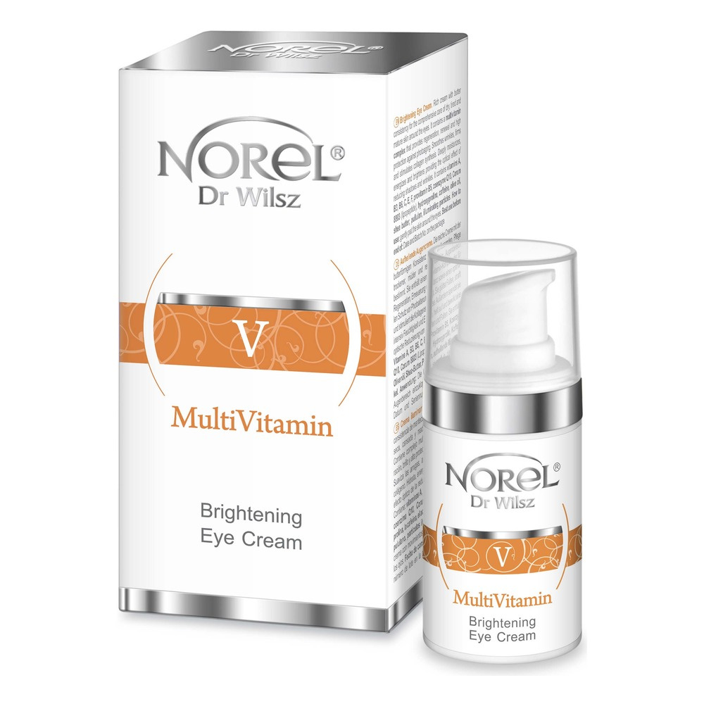 Norel MultiVitamin Rozświetlający Krem pod Oczy dla Skóry Suchej 15ml