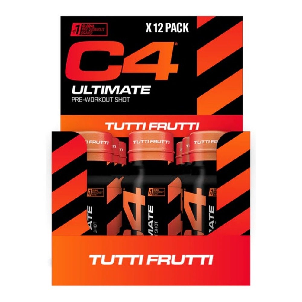 Cellucor C4 Ultimate Shot Przedtreningowy Tutti Frutti Dla Intensywnych Treningów 12 x 60ml