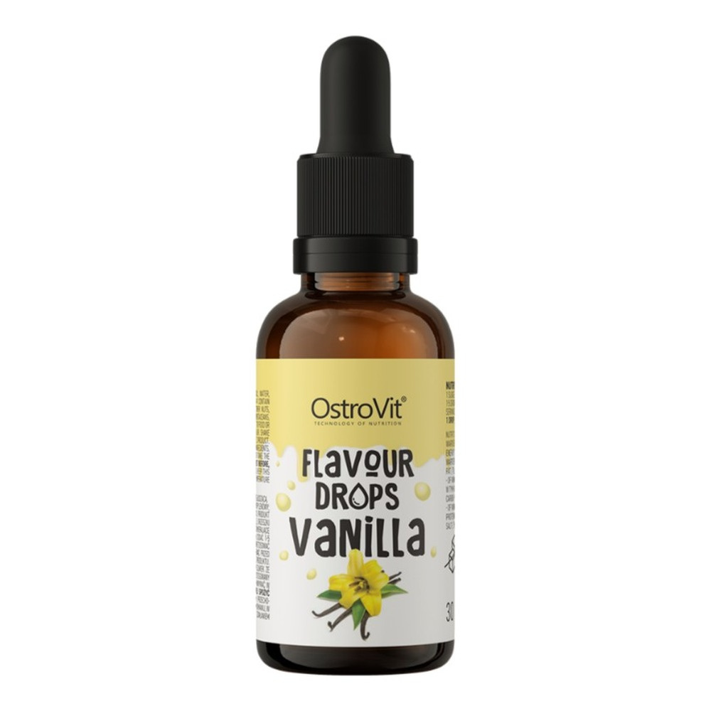 OstroVit Flavour Drops, Vanilla - 30ml.