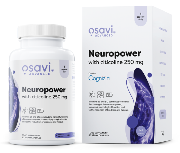 Osavi Neuropower z Cytykolina 250mg 60 weganskich kapsulek