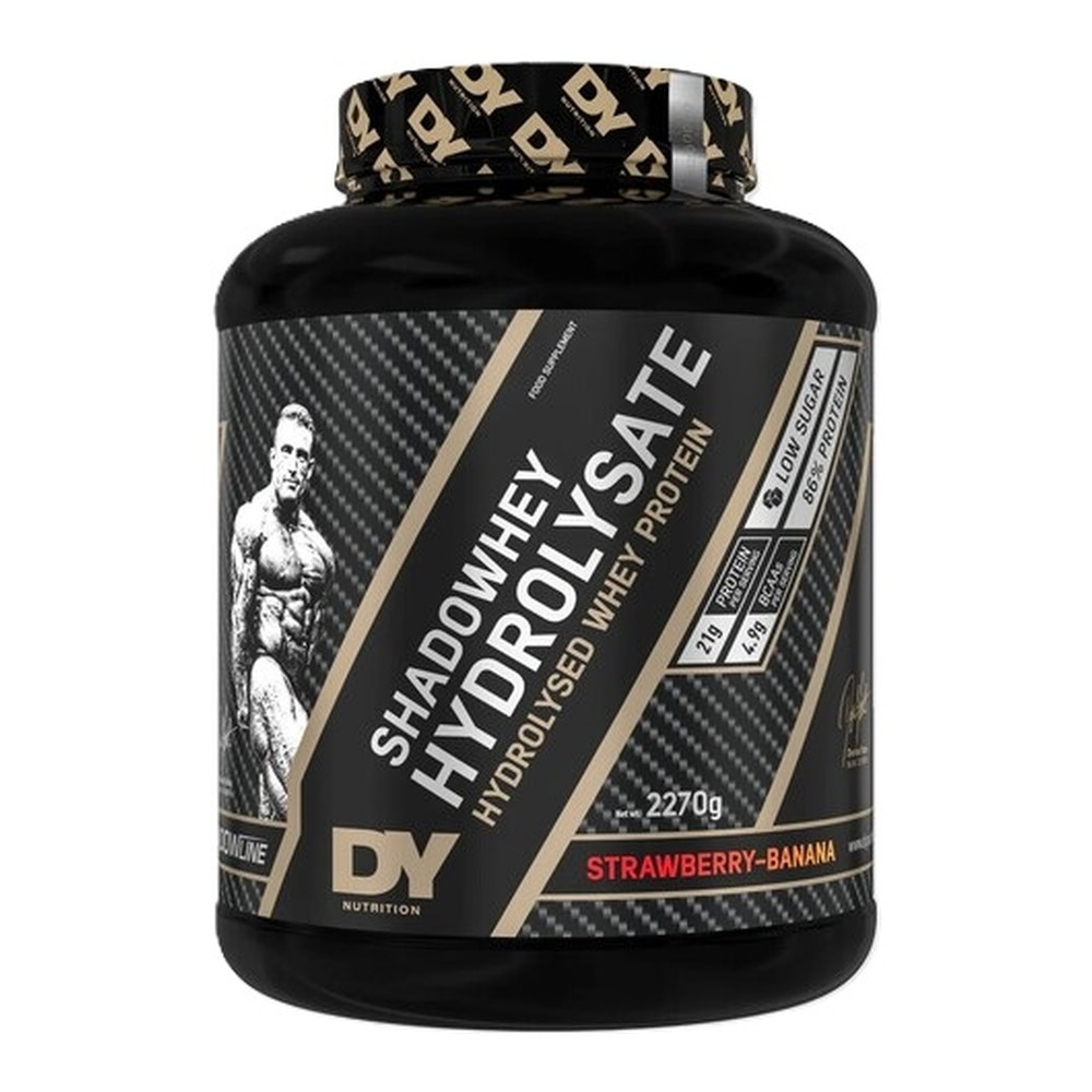 Dorian Yates Shadowhey Hydrolysate Hydrolizat Białka Serwatkowego Truskawka Banan Na Wzrost i Utrzymanie Mięśni 2270g