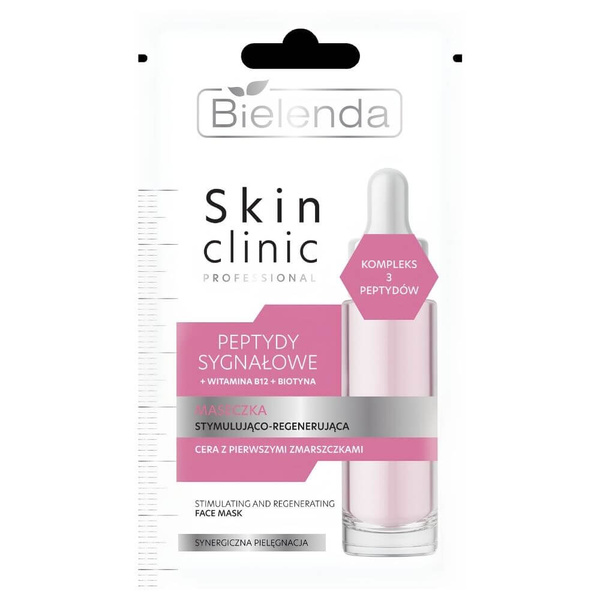 Bielenda Skin Clinic Professional Maska Stymulująco-Regenerująca z Peptydami Sygnalizacyjnymi 8g