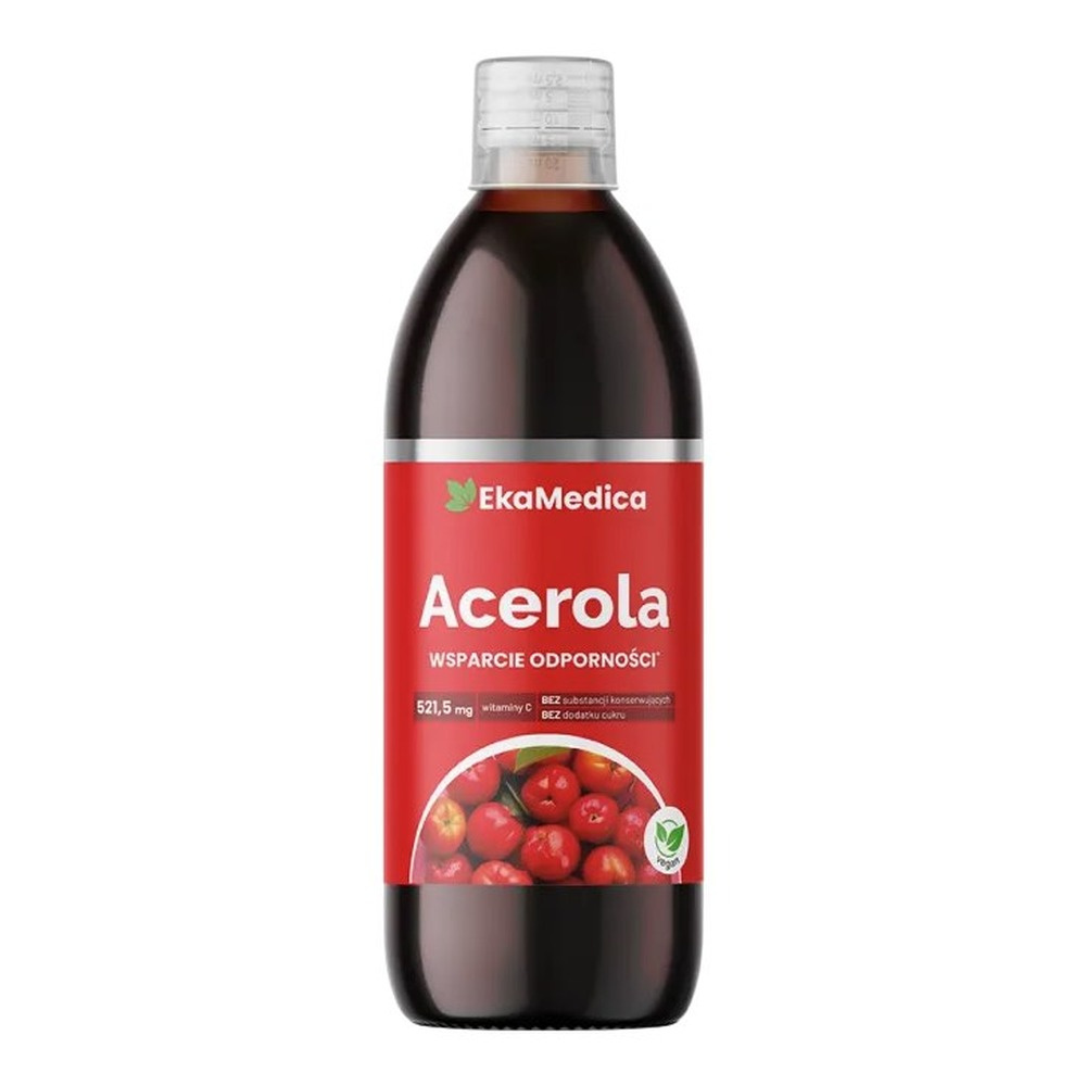 EkaMedica Naturalny Sok z Owoców Aceroli 500ml