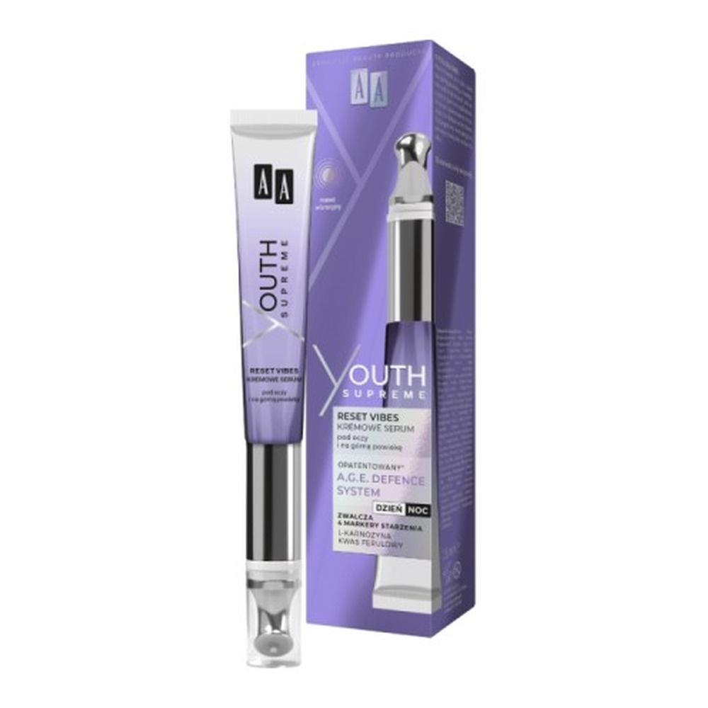 Aa Youth Supreme Reset Vibes Kremowe Serum pod Oczy i na Górną Powiekę 15ml