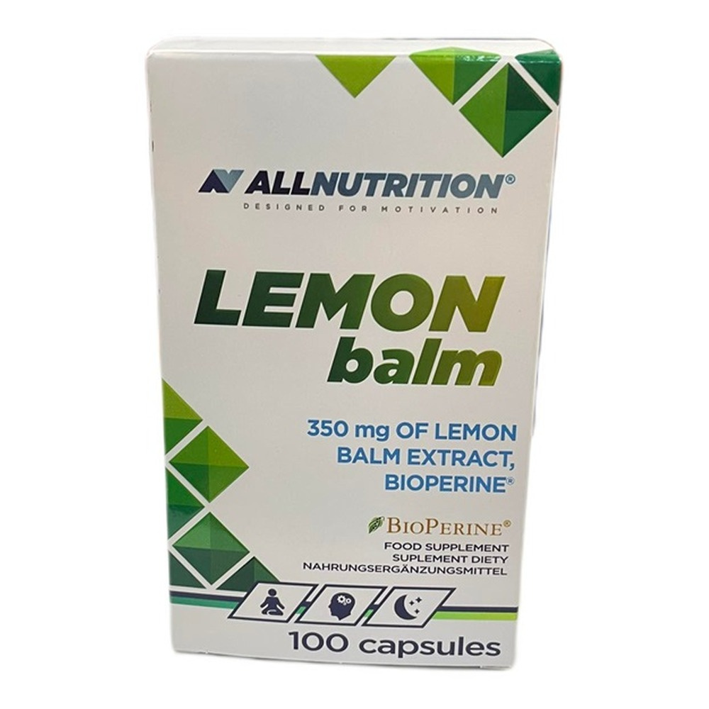 Allnutrition Lemon Balm Ekstrakt z Melisy Lekarskiej 350mg 100 Kapsułek