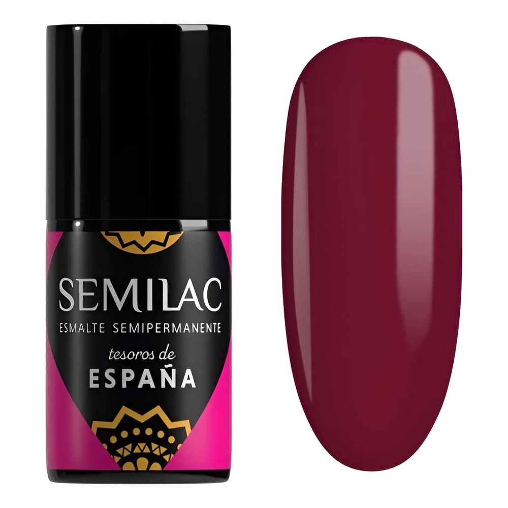 Semilac Treasures of Spain Lakier Hybrydowy 478 Vino Tinto 7ml
