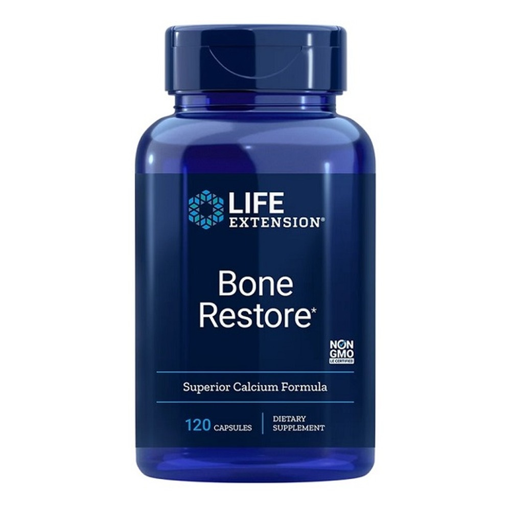 Life Extension Bone Restore Kompleksowa Formuła Mineralna Na Zdrowe Kości 120 Kapsułek