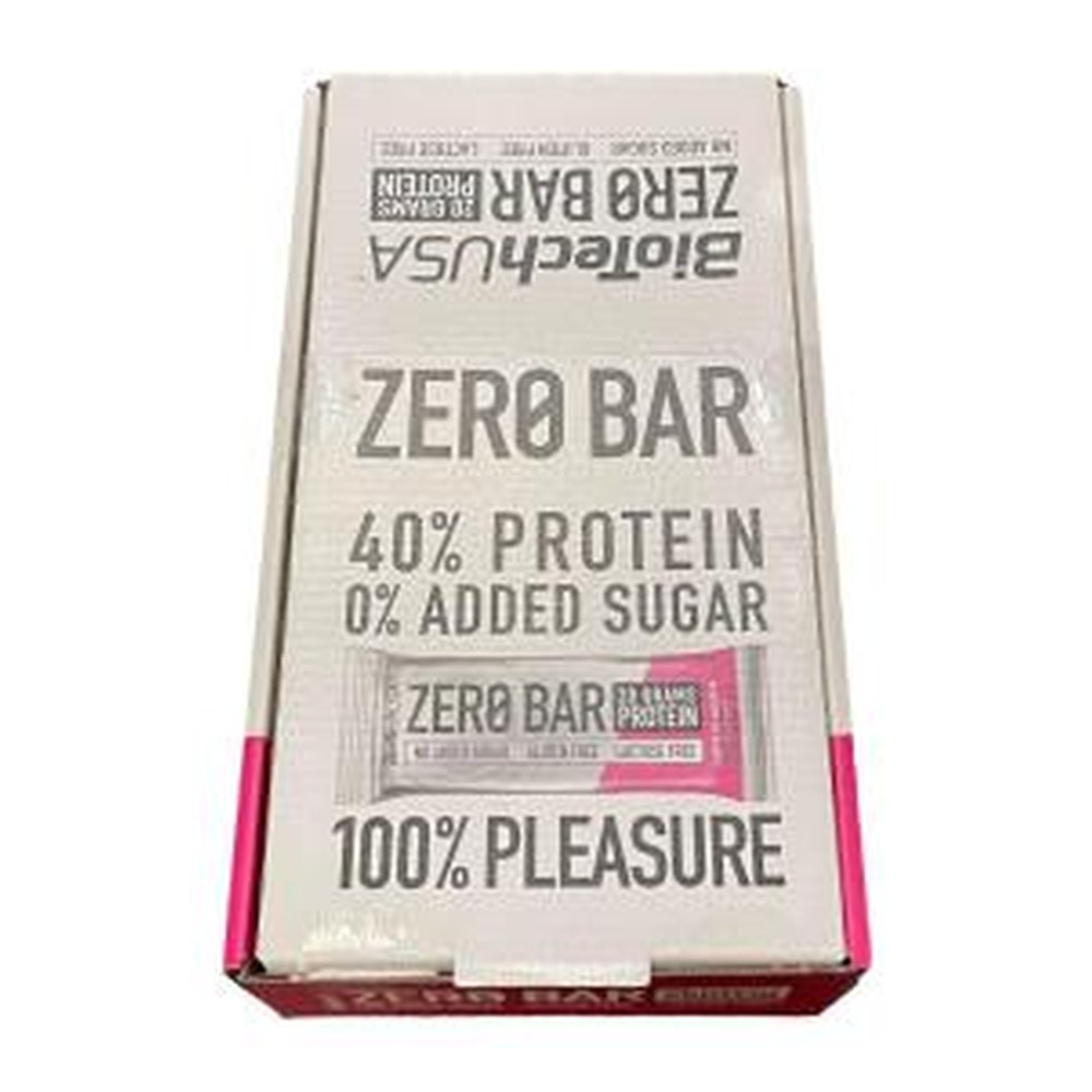 BioTechUSA Zero Bar Baton proteinowy, Czekolada-Marcepan 20 x 50g