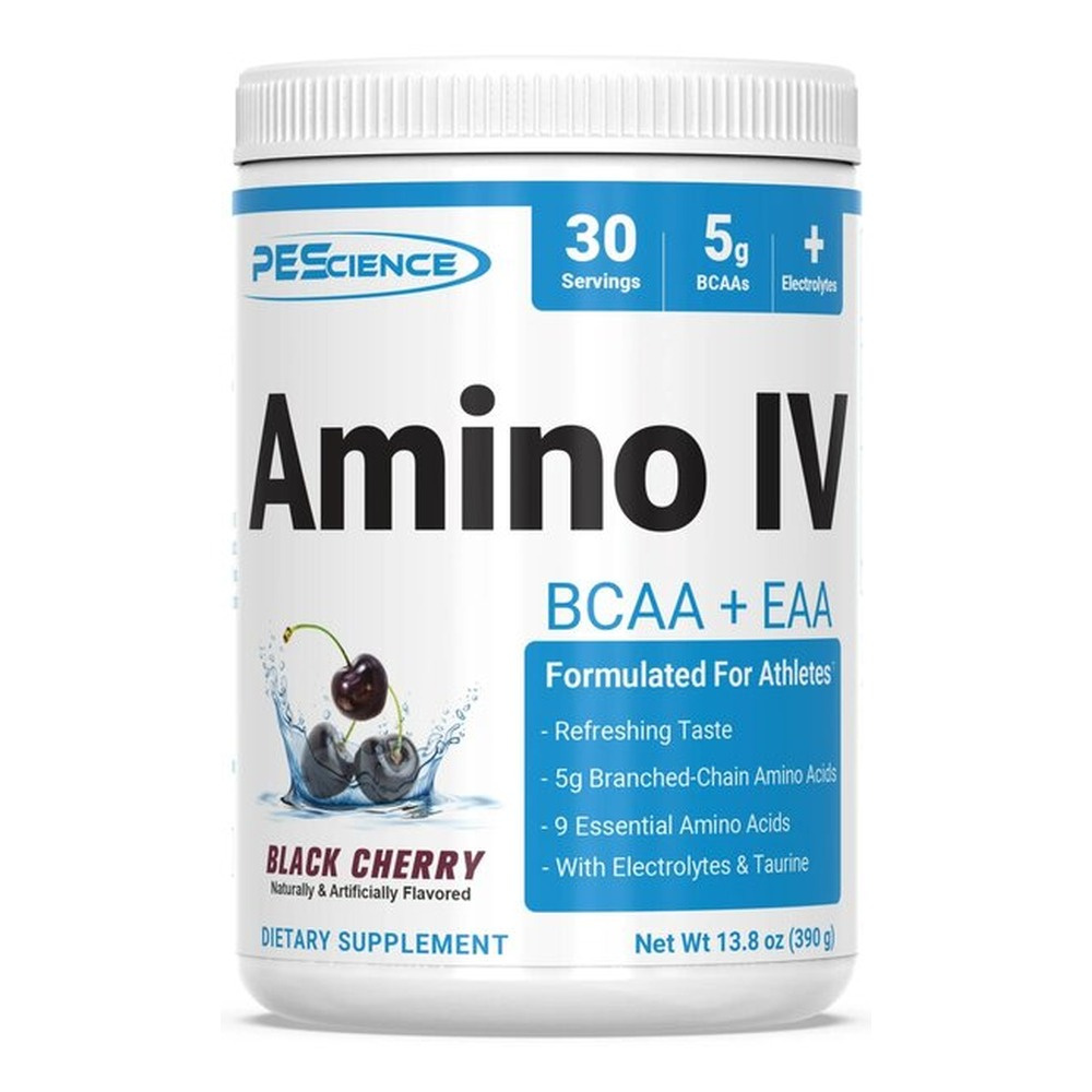 PEScience Amino IV, Black Cherry - 390g