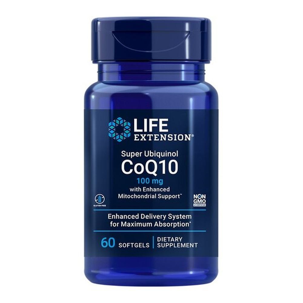 Life Extension Super Ubichinol CoQ10 ze Wsparciem Mitochondrialnym 100mg 60 Kapsułek