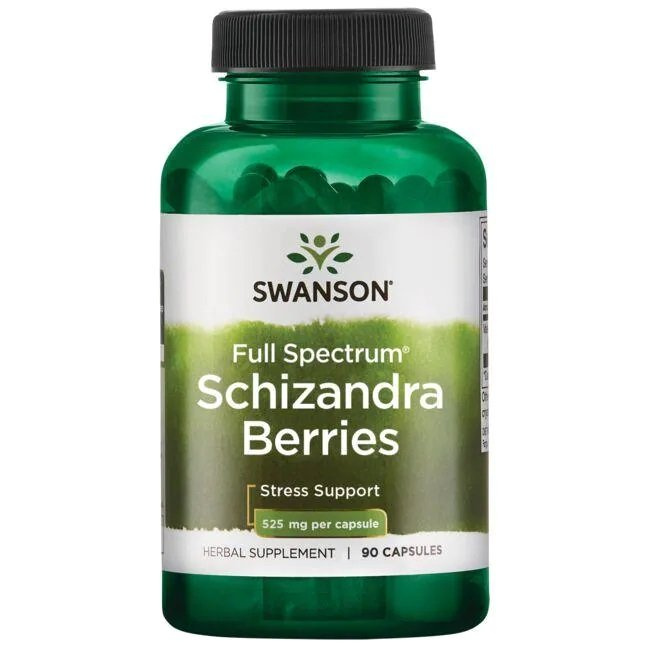 Swanson Cytryniec Chiński 525mg Wsparcie w Adaptacji do Stresu 90 Kapsułek