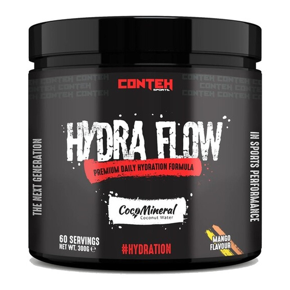Conteh Sports Hydra Flow Elektrolity w Proszku Na Codzienne Nawodnienie Mango 300g