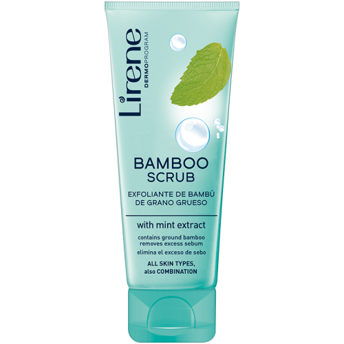 Lirene Uk Gruboziarnisty Peeling Bambusowy z Ekstraktem z Mięty 75ml