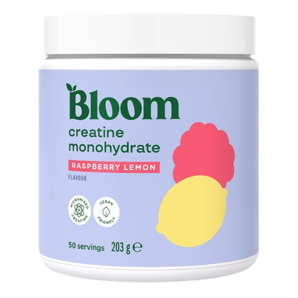 Bloom Creatine Monohydrate Mikronizowany proszek, Malina-Cytryna 203g