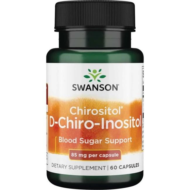 Swanson D-Chiro-Inositol 85mg na Wsparcie Metabolizmu 60 Kapsułek
