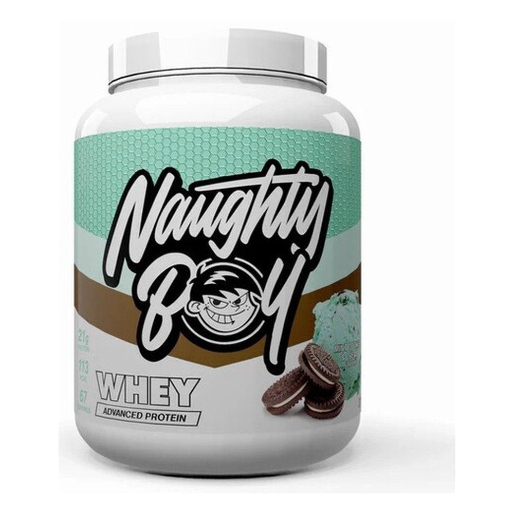 Naughty Boy Advanced Whey Miętowe Ciasteczka z Kremem Odżywka Białkowa na Wzrost Mięśni 2010g