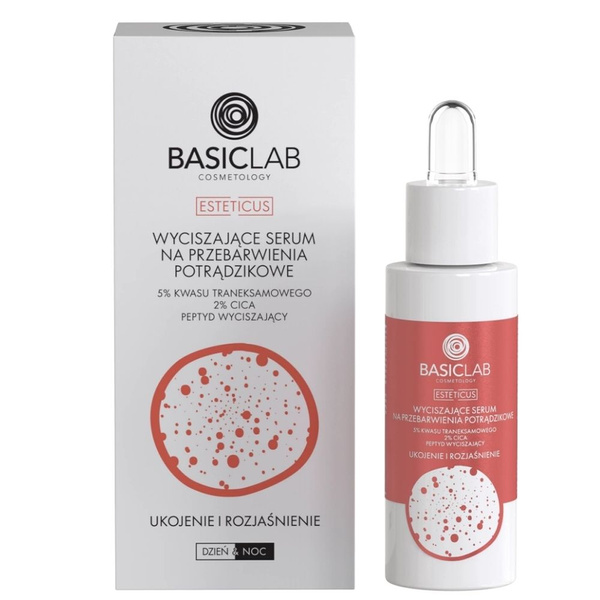 BasicLab Cosmetology Kojące Serum na Przebarwienia Potłuszczowe 30ml