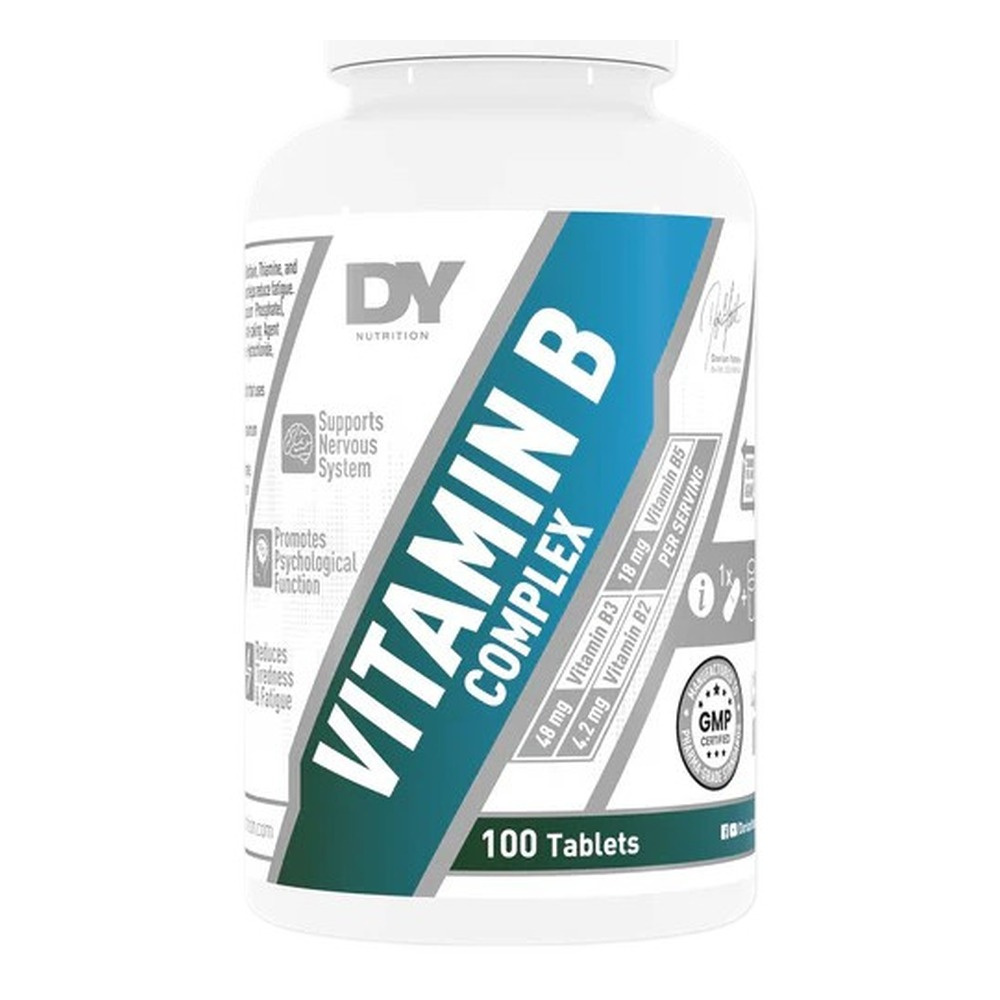 Dorian Yates Witamina B Kompleks Na Energię i Wsparcie Układu Nerwowego 100 Tabletek