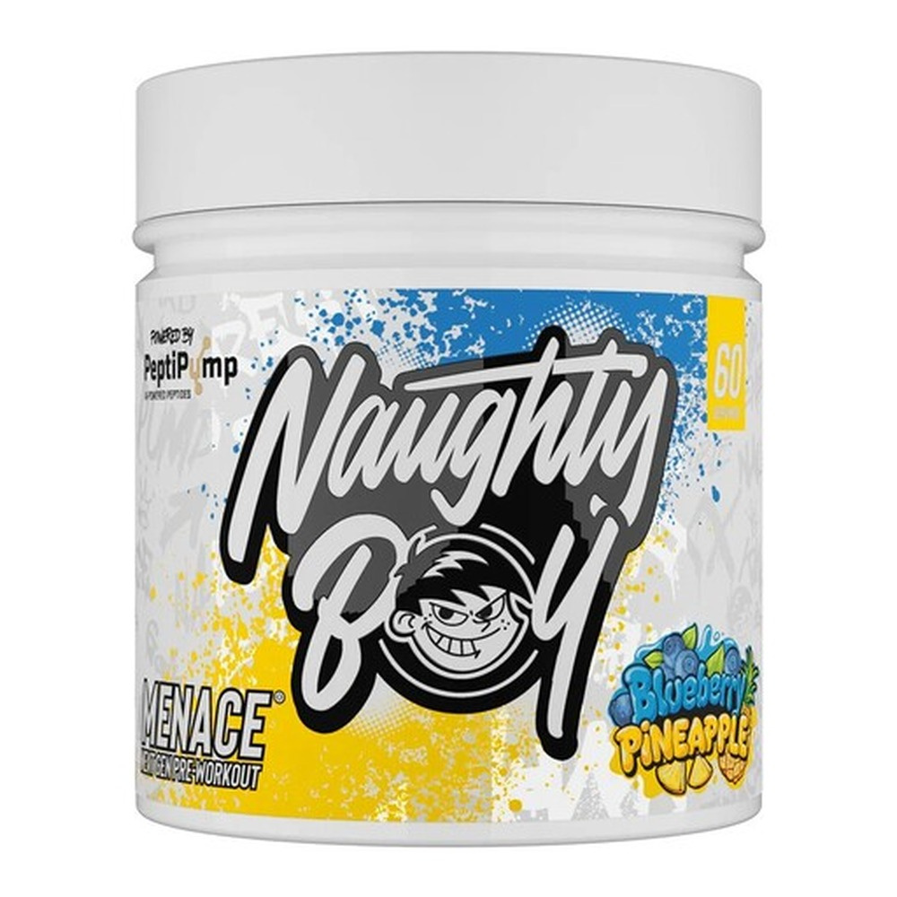 Naughty Boy Menace V2 Przedtreningówka Na Energię Pompę i Skupienie Borówka Ananas 420g