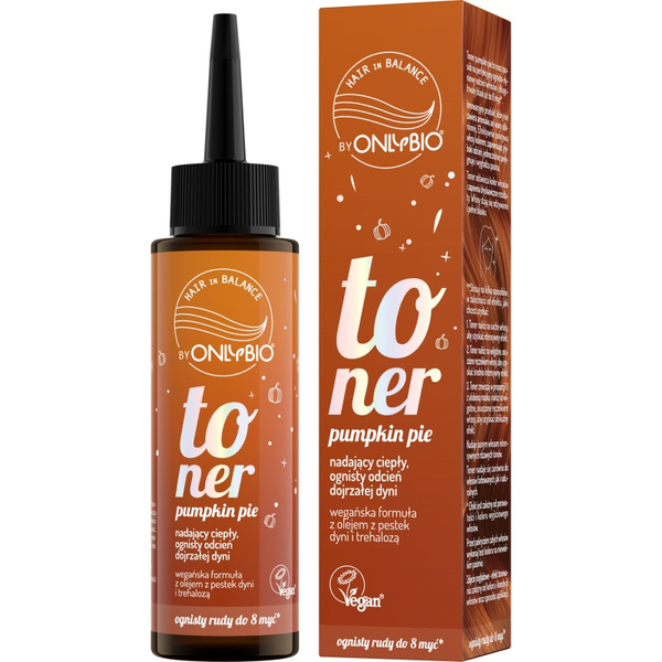 OnlyBio Hair in Balance Toner Koloryzujący Pumpkin Pie 100ml