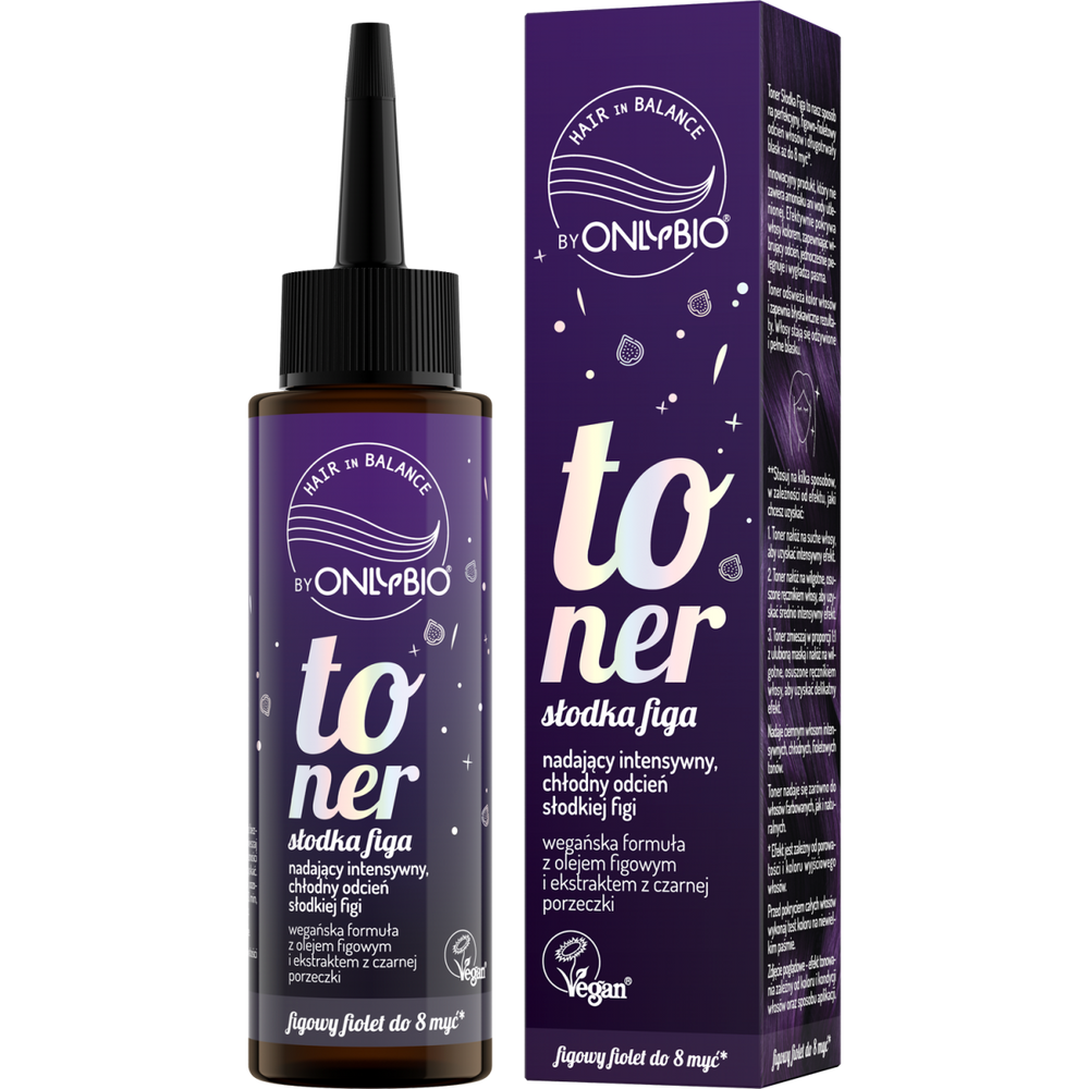 OnlyBio Hair in Balance Toner do Włosów Słodka Figa 100ml