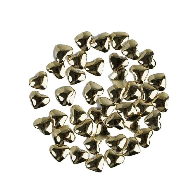 Semilac Nail Decoration Small Gold Heart 100pcs
