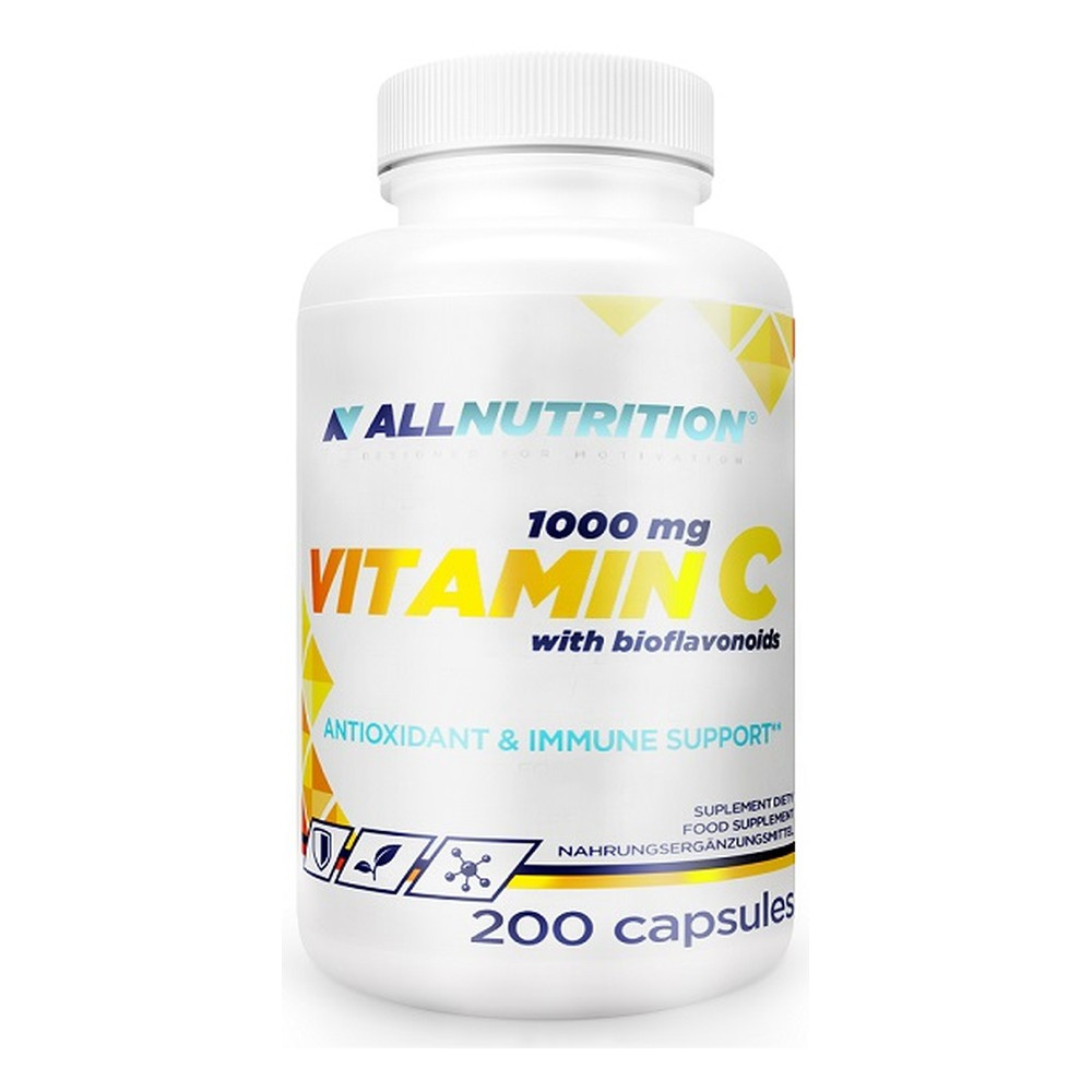 Allnutrition Witamina C 1000mg z Bioflawonoidami, wsparcie odporności, 200 kapsułek