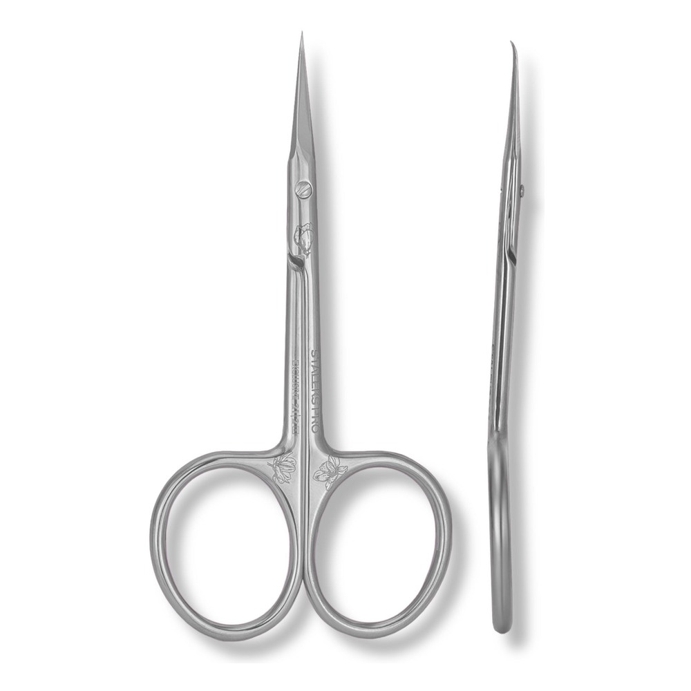 Staleks Pro Exclusive 21 Type 2 Cuticle Scissors Hook-Shaped Precision Blades SX-21/2m 102mm