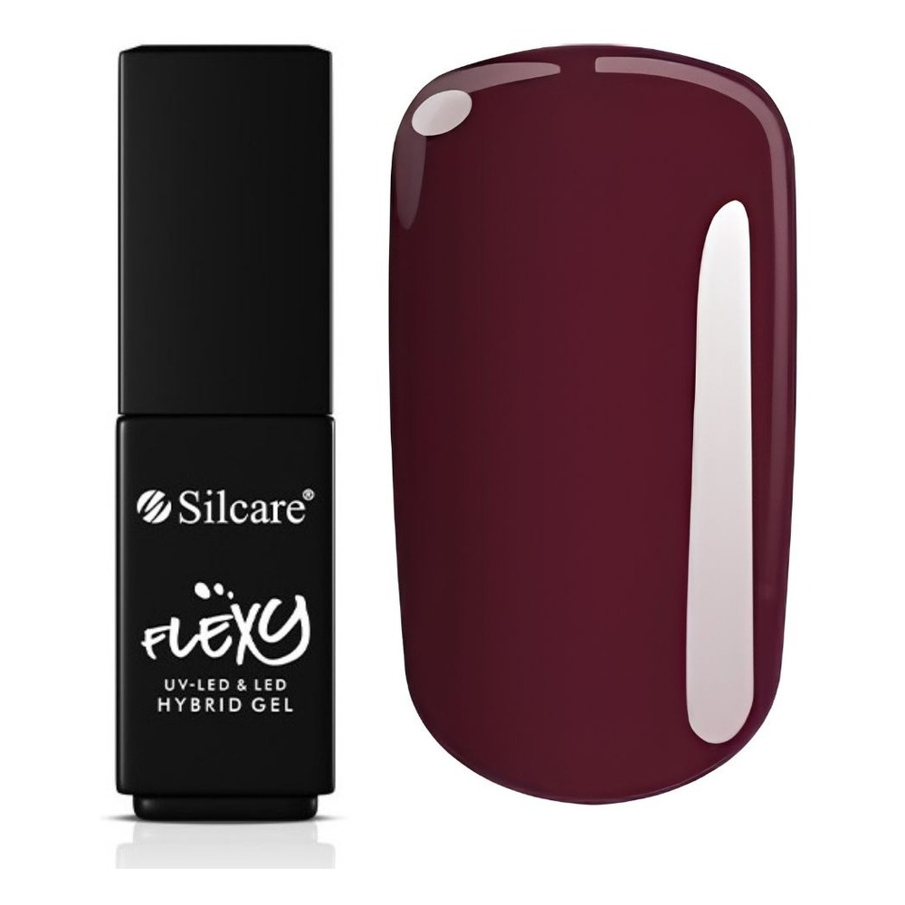 Silcare Flexy lakier hybrydowy UV/LED 83 Cherry In Chocolate 4.5g